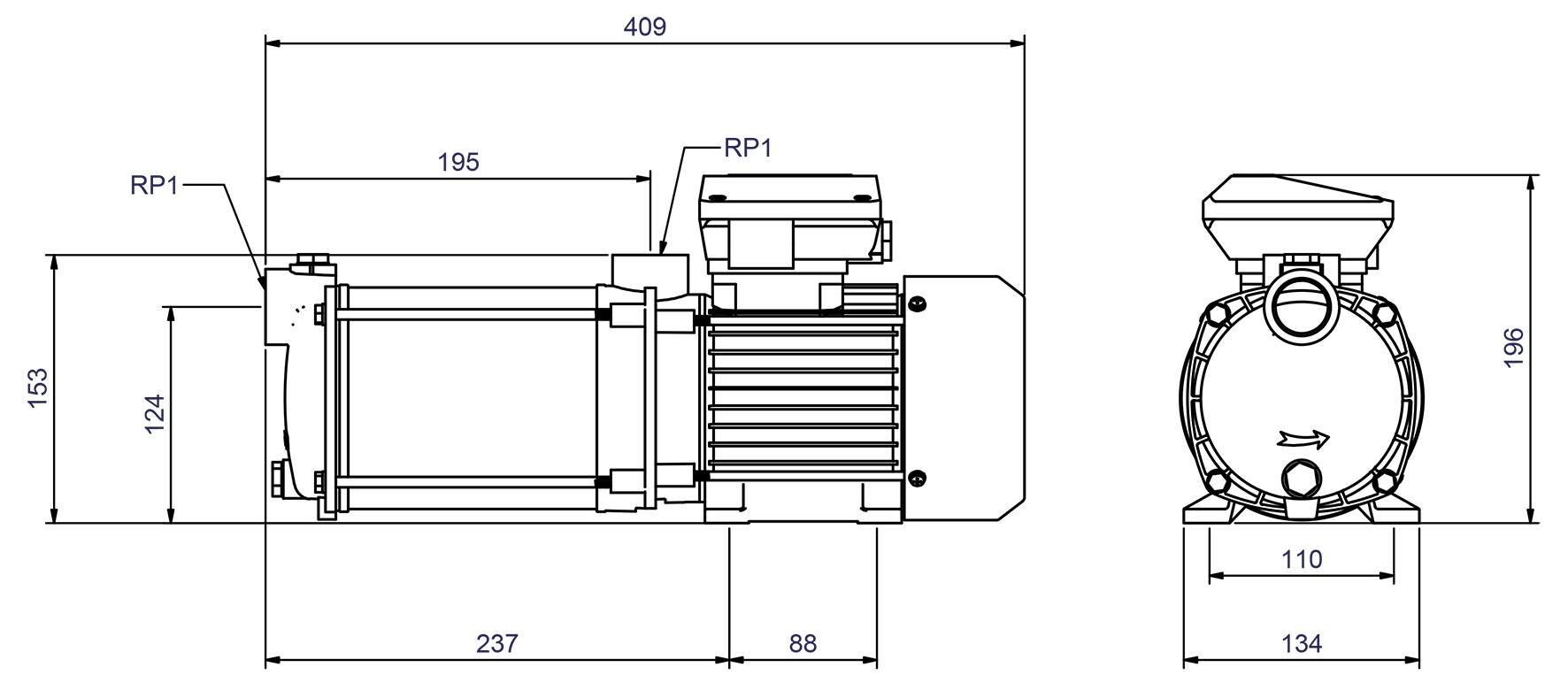 Dimensions - CPS 15-4 B 400V