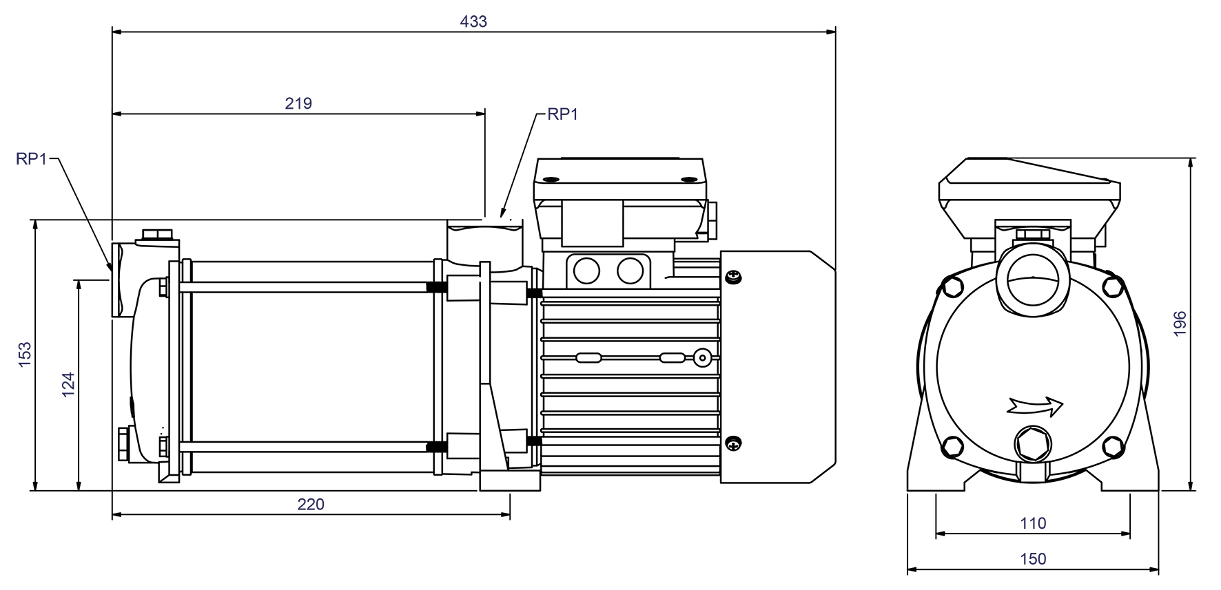 Dimensions - CPS 15-5 GG 400V