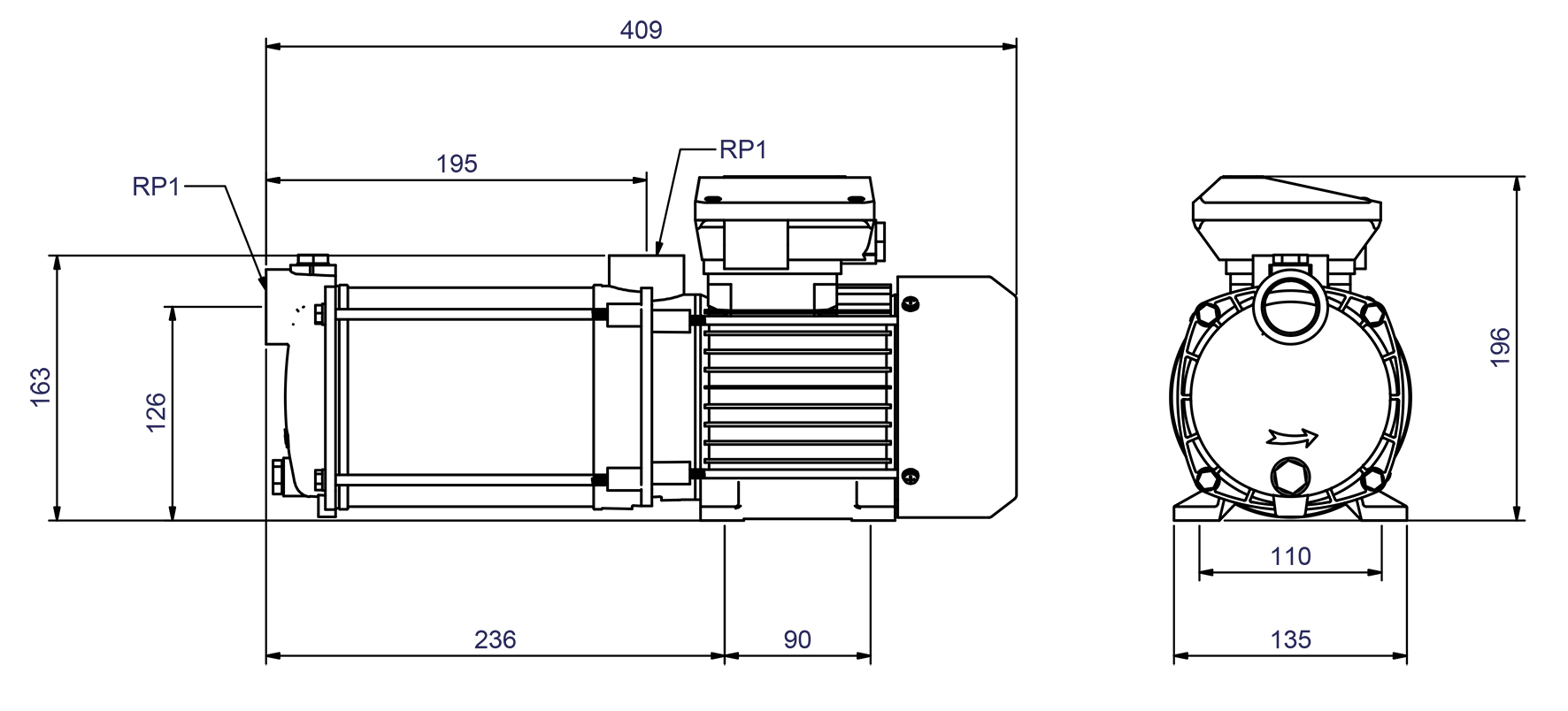 Dimensions - CPS 20-4 B 400V