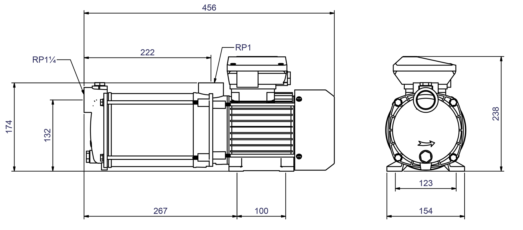 Dimensions - CPS 25-5 B 400V