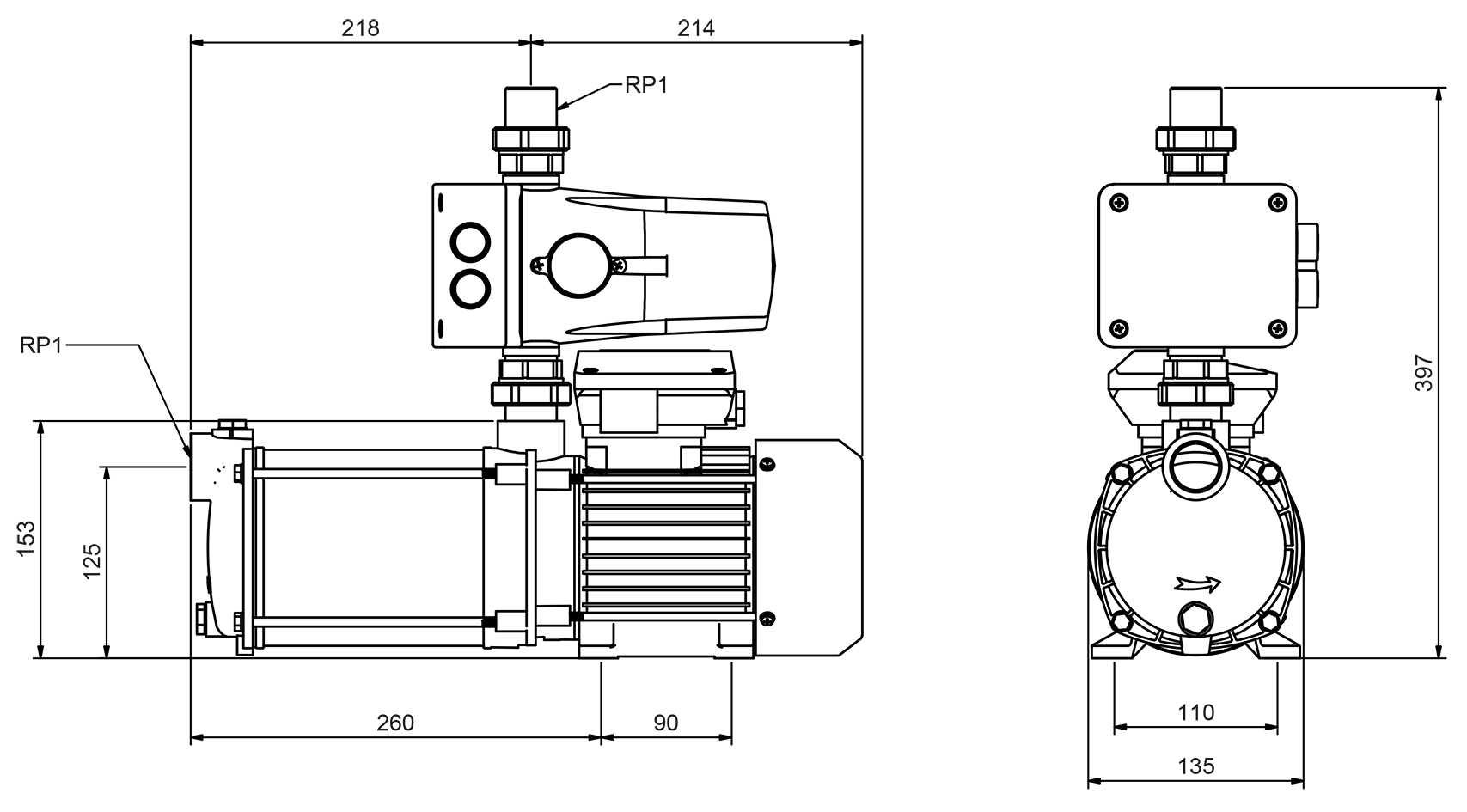 Dimensions - CPS 15-5MB/Kit 05 OPTIMATIC