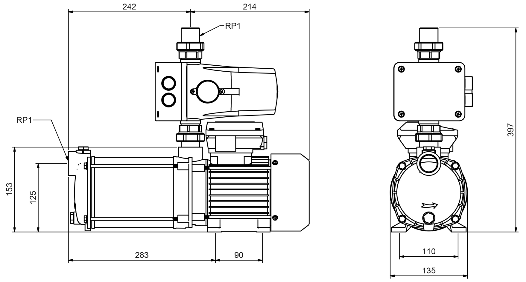 Dimensions - CPS 15-6MB/Kit 05 OPTIMATIC