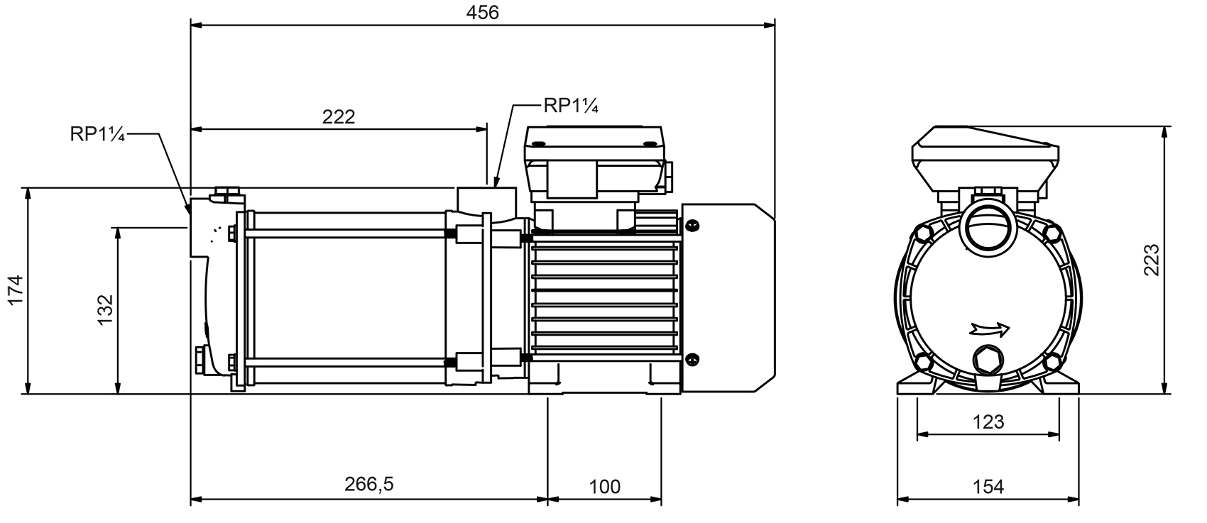 Dimensions - CPS 35-5 B 400V