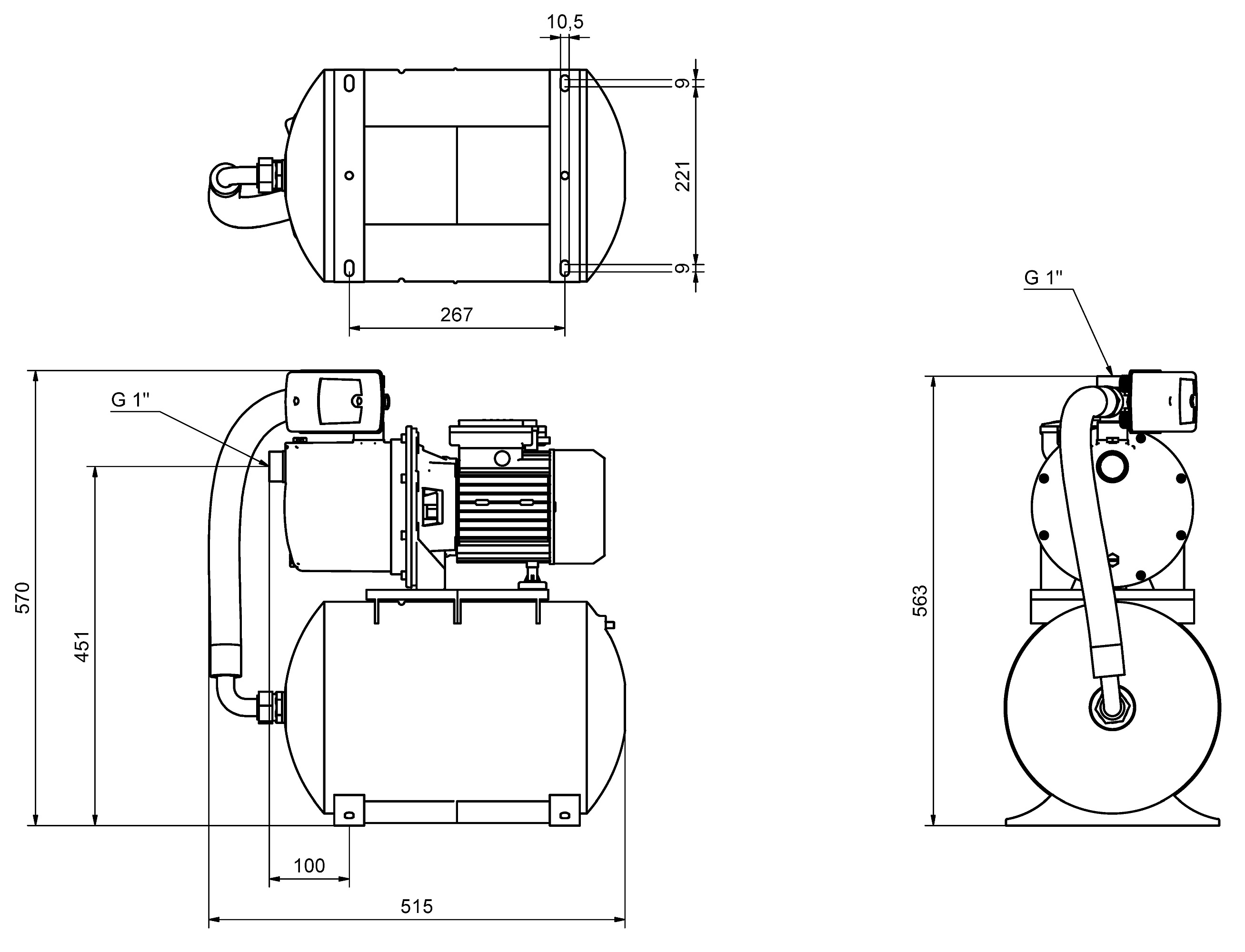 Abmessungen - HWW-P Garden 2000 ZPC01B
