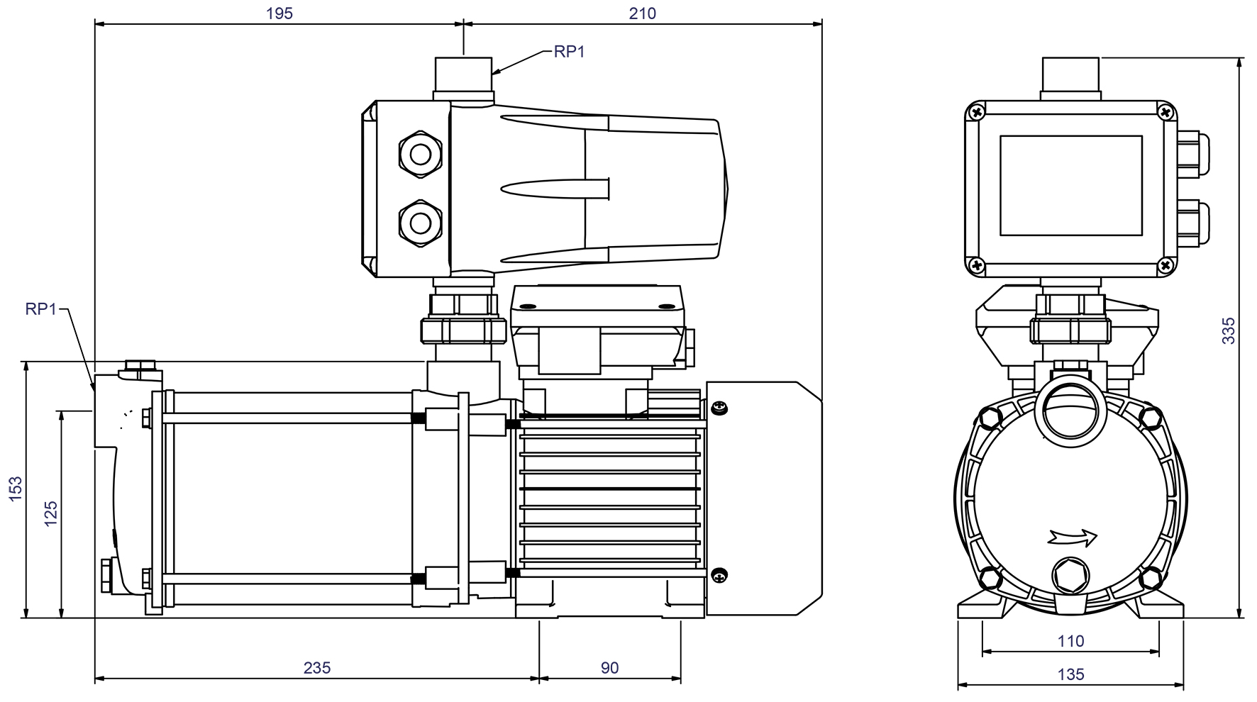 Dimensions - CPS 15-4 B / ZPC05B
