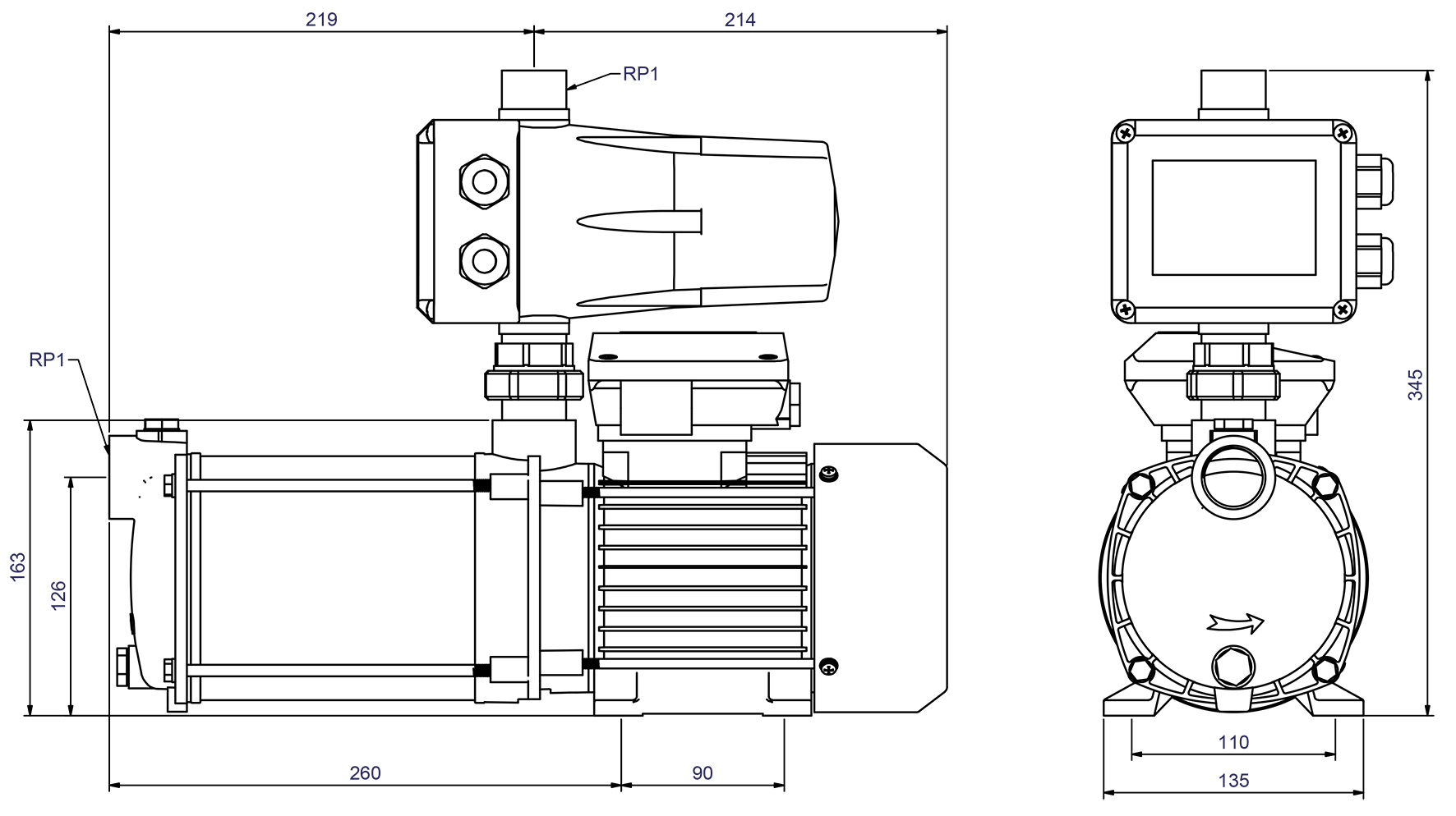 Dimensions - CPS 20-5 B / ZPC05B