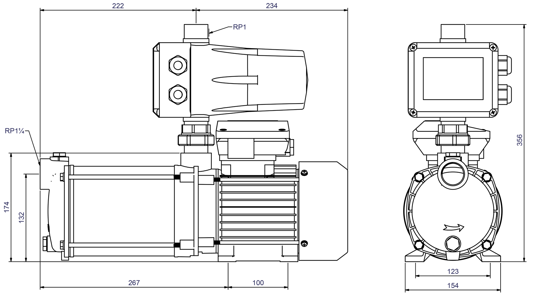 Dimensions - CPS 25-5 B / ZPC05B