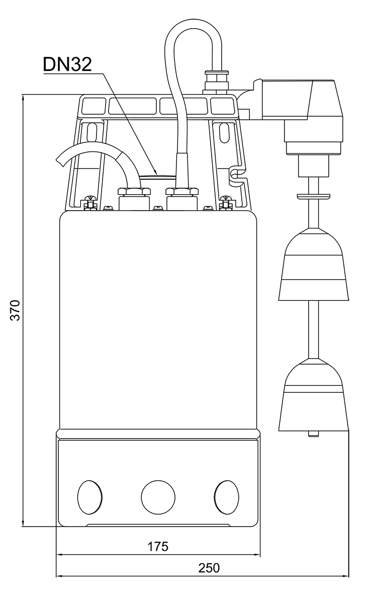 Abmessungen - E-ZW 80 KS