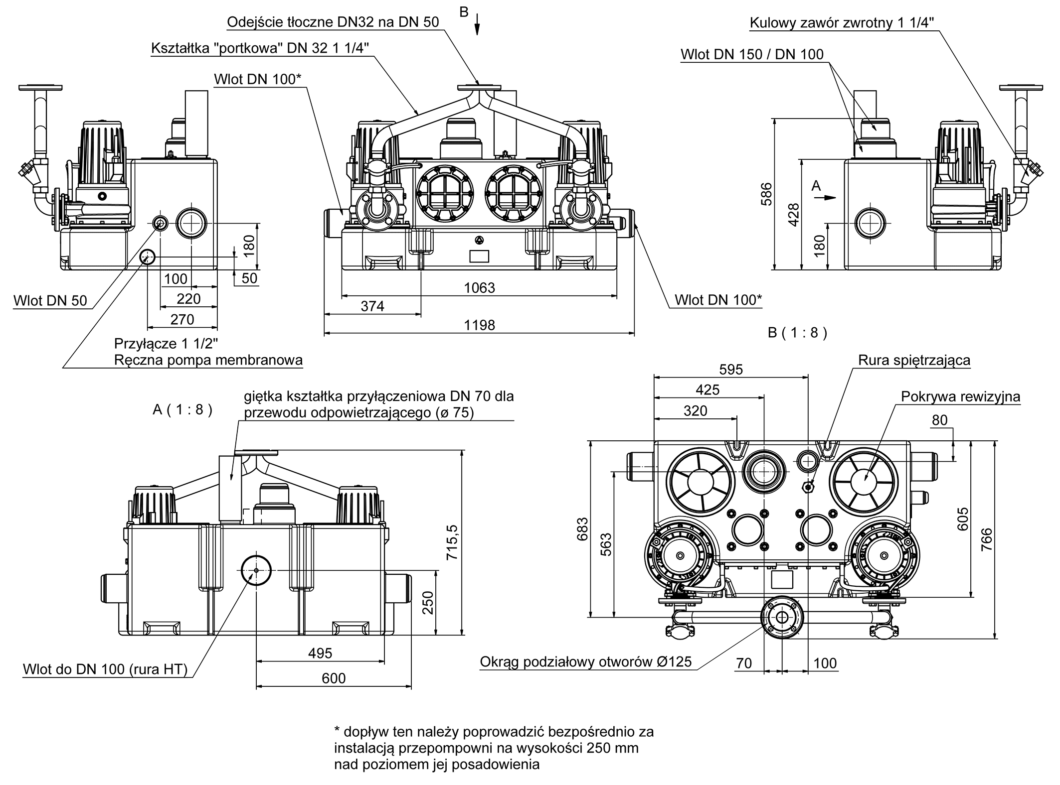 opakowanie - Dwupompowy zestaw kompaktowy SE 71.2 D