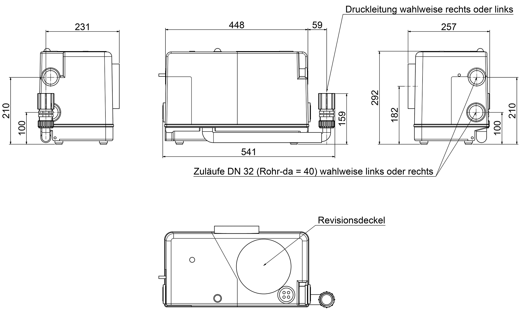 Abmessungen - Microboy Pro
