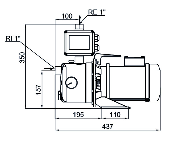 Dimensions - MPD 450 / ZP Control 05 Basic