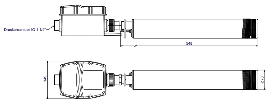Abmessungen - TM 34 FU