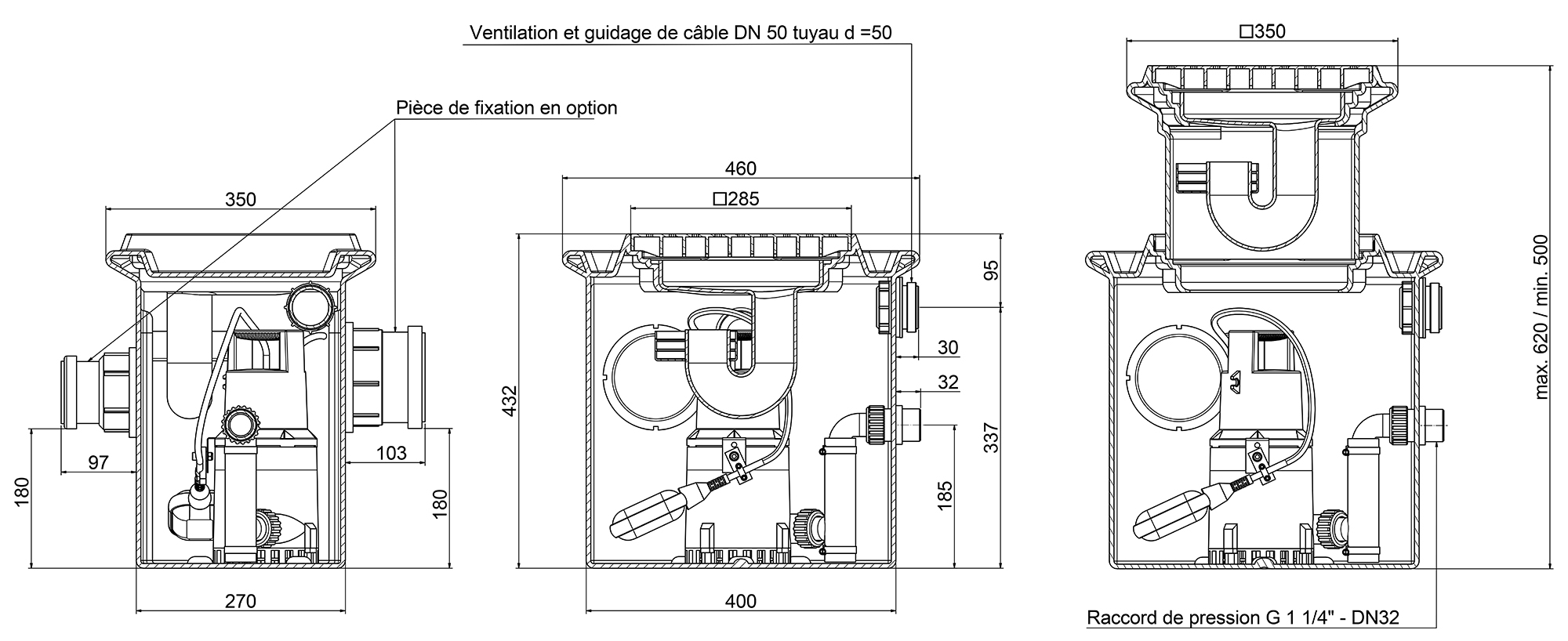 Dimensions - S-UFB 200/40