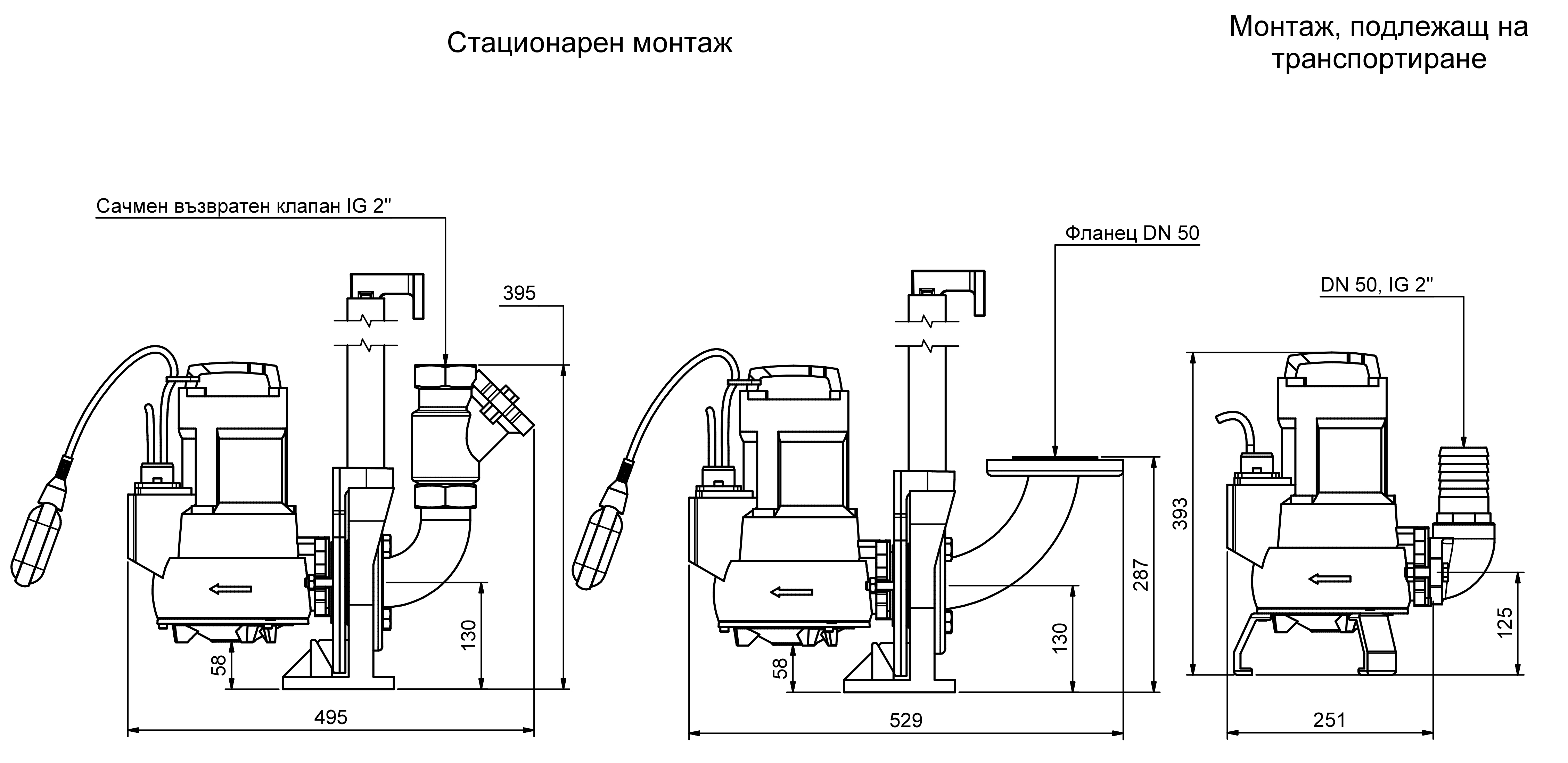 Abmessungen - ZPG 50.1 D