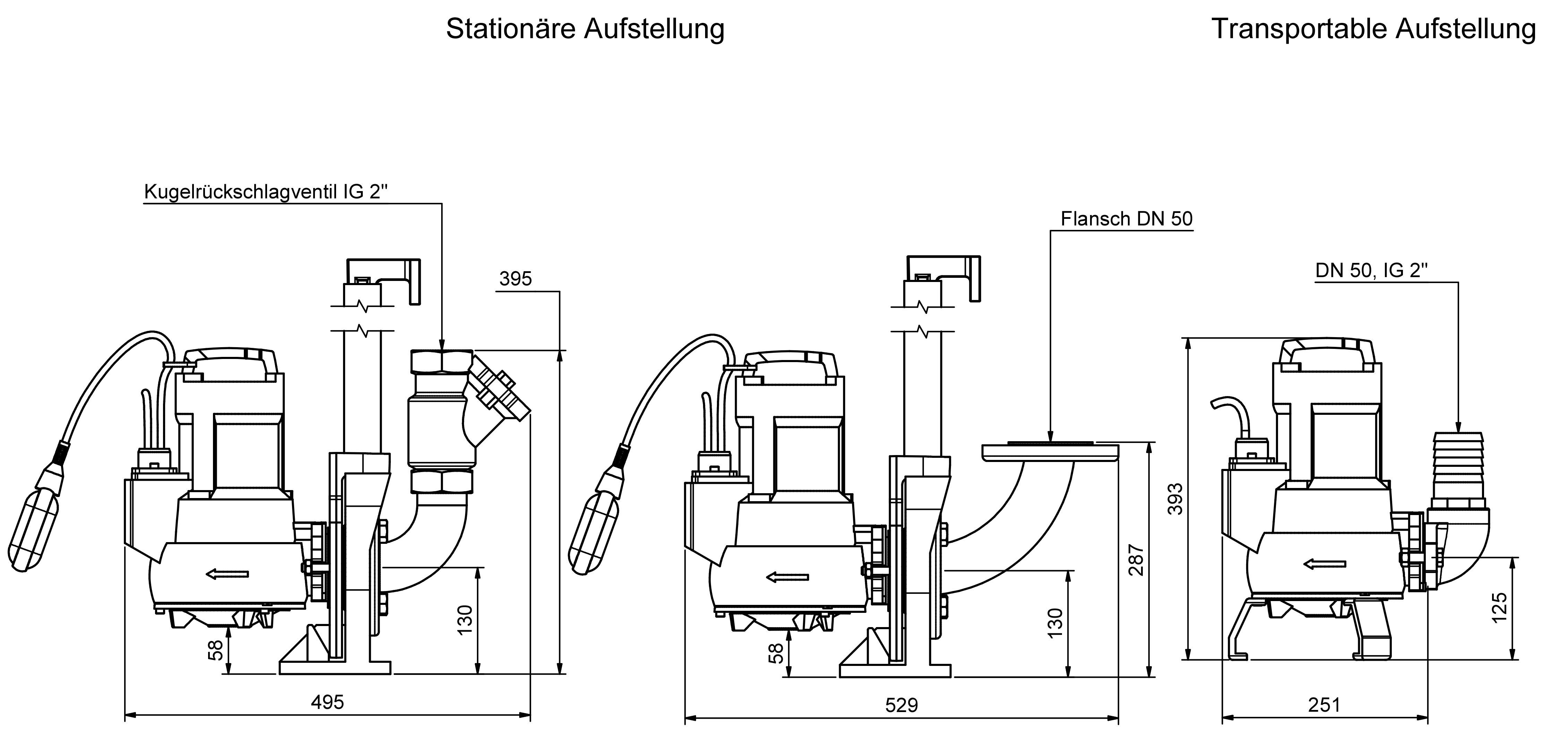 Abmessungen - ZPG 50.3 W