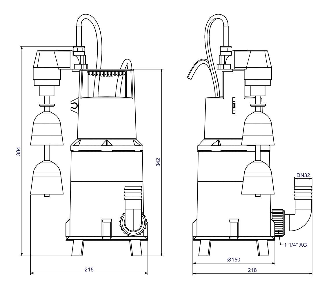 Abmessungen - S-ZPK 40 KS